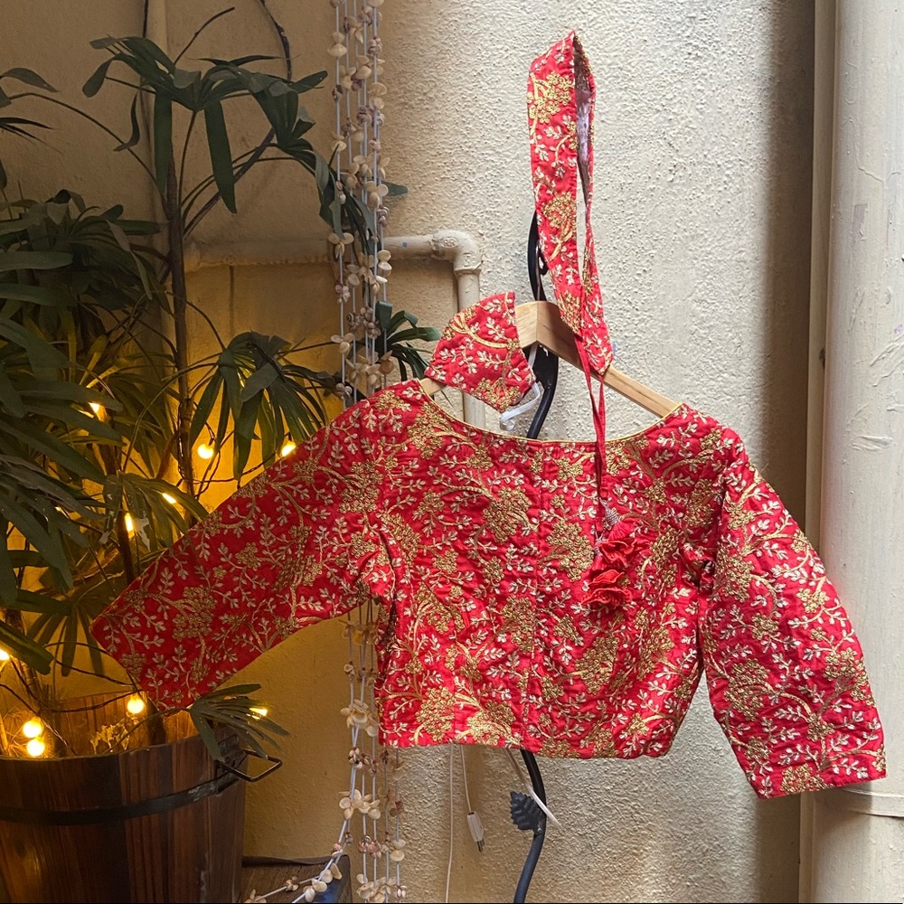 Set of  Blouse+Mask+Belt. Size - L - Picture 3 of 14